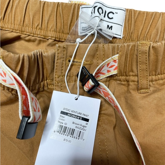 NWT STOIC Venture Pants Tan Size Medium - Picture 5 of 9